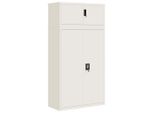 Syfax™ Armadio Classificatore Bianco 90X40X180 Cm In Acciaio