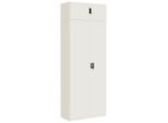 Syfax™ Armadio Classificatore Bianco 90X40X240 Cm In Acciaio