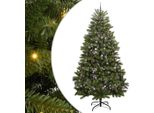 Vidaxl Albero Di Natale Artificiale Verde 270 Cm In Pvc E Metallo