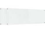 Vidaxl Alzatina Per Cucina 2 Pezzi Trasparente 120 X 40 Cm Vetro Temperato