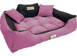 Kingdog Box Letto Per Cani 75X65 Cm Personalizzato Impermeabile Rosa