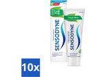 Sensodyne - Dentifricio - Menta Fresca - Alito Fresco - 75 Ml - Confezione Risparmio - 10 Pezzi