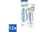 Sensodyne - Dentifricio - Protezione Completa + Alito Fresco - Alito Fresco - 75 Ml - Confezione Risparmio - 12 Pezzi