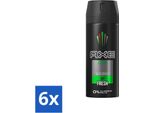 Axe - Deodorante Spray - Africa - Arancia E Sandalo - Nutriente - 150 Ml - Confezione Risparmio - 6 Pezzi