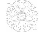Disco Freno Polini D.260 Per Aprilia Scarabeo 125