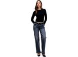Salsa Jeans 21010465 Jeans A Taglio Basso Dal Taglio Morbido Blu 28 / 32 Donna Blu 28