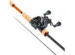 Set Canna Da Pesca E Mulinello Succebuy (Baitcasting), Canna In Fibra Di Carbonio Da 2,13 M (IM7), Set Canna Da Bass Con 7+1 Cuscinetti A Sfera, Rapporto Di Trasmissione 7,0:1 E Impugnatura In Sughero, Per Destrimani