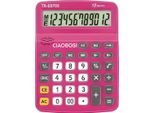 Avizar, Calcolatrice Da Tavolo A 12 Cifre Con Funzione Vocale E Display Lcd, Rosa