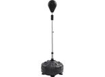 Sacco Da Boxe - Con Supporto - Regolabile In Altezza Da 120 A 160 Cm - Base Stabile - Allenamento Riflessi E Velocità - Guantoni Da Boxe Inclusi - Per L'allenamento A Casa - Nero
