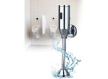 Valvola Di Scarico Per Orinatoio - Sensore Automatico - Senza Contatto - Scarico A Sifone - Risparmio Idrico - Rame - Temperatura 0,1-45 °C - Bianco