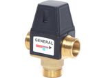 Valvola Miscelatrice Termostatica Per Acqua - DN20 A 3 Vie - Acciaio Inossidabile - Temperatura Costante - Protezione Anticalcare - Funzione Di Sicurezza - Indaco