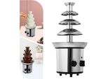Fontana Di Cioccolato - Elettrica A 4 Livelli - Capacità 1,8 L - Acciaio Inossidabile 430 - Spina Ue - 220-240 V