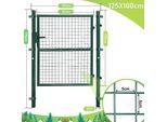 Izrielar 125 X 100 Cm Porta Da Giardino Cancello Da Giardino Cancello Da Cortile Recinzione Con Serratura Porta, Cancello, Cancello Da Recinzione, Porta Da Recinzione, Porta Da Giardino, Recinzione Da Giardino, Verde