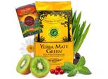Yerba Mate Green KIWI-KIWI Tè Brasiliano Mate 400 G E El Pajaro 50 G - Tè Mate Fruttato Con Kiwi 3%, - Yerba Mate Essiccato All'aria
