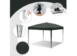 Izrielar Gazebo 3X3M Gazebo Pieghevole Borsa Impermeabile Protezione Uv 50+ Gazebo Da Giardino Pop-Up Tenda Da Giardino Tenda Da Festa Grigio