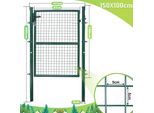 Izrielar 150 X 100 Cm Porta Da Giardino Cancello Da Giardino Cancello Da Cortile Recinzione Con Serratura Porta, Cancello, Cancello Da Recinzione, Porta Da Recinzione, Porta Da Giardino, Recinzione Da Giardino, Verde