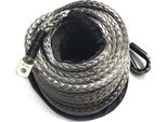 Fune Sintetica Per Verricello - UHMW-PE - 10 Mm X 30 M - Carico Di Rottura 10,8 T (10.800 Kg) - 4X4 Fuoristrada/Industria - Grigio