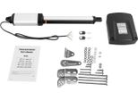 Motorizzazione Per Cancelli A Battente/Apriporta - Ad Un'anta - Motore 50 W 24 V Cc - Fino A 300 Kg - Finecorsa Magnetico - Telecomando - Nero