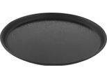 Vassoi Da Portata - Vassoio Da Cameriere Rotondo In Plastica - Set Da 8 - Ø 35 Cm - Per Ristoranti E Bar - Lavaggio A Mano - Nero