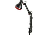 Lampada Terapeutica A Luce Rossa - Lampada Termica A Infrarossi 150 W - Regolabile A 360° - Attacco E27 - Spina Ue 220 V - Grigio-Nero