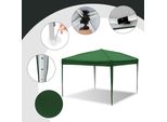 Izrielar Gazebo 3X3M Gazebo Pieghevole Borsa Impermeabile Protezione Uv 50+ Gazebo Da Giardino Pop-Up Tenda Da Giardino Tenda Per Feste Verde