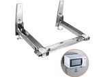 Scaffale Per Microonde - Supporto Per Montaggio A Parete - Acciaio Inossidabile - Ripiano Da Cucina - Salvaspazio - Resistente