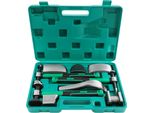 Set Per Riparazione Ammaccature Carrozzeria - Martello E Piede Di Porco - 9 Pezzi - Utensili Per Lamiera Per Ammaccature Auto - Lavori Di Carrozzeria - Verde