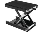 Sollevatore Per Moto - Sollevatore A Forbice - Capacità Di Carico 500 Kg - Altezza Regolabile 9,3-35 Cm - Piattaforma 37×23 Cm - Struttura In Acciaio - Lavanda