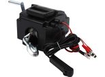 Verricello Elettrico Da 12 V - Forza Di Trazione 907 Kg - Carico Rotante 2720 Kg - Velocità Fune 1,8 M/S - Comando A Cavo/Manuale - Motore Cc A Magneti Permanenti - Nero