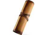 Custodia Avvolgibile In Pelle Per Coltelli KN-39260 - Marrone KP39260