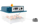 Incubatrice - Incubatrice 16 Uova - Coperchio Trasparente - Regolazione Della Temperatura - Per Uova Di Gallina, Anatra, Oca, Piccione E Quaglia - Blu