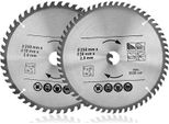 Lama Per Sega Circolare - Diametro 250 Mm - Foro 30 Mm - 48T/60T Denti - Grigio