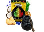 Set Per Tè Yerba Mate Con Yerba Mate Monte Verde Coco Pina Colades 500 G - Tazza In Ceramica Per Tè Mate Marmol 350 Ml - Bombilla In Acciaio Inossidabile 19 Cm