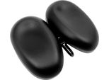 Sella Per Bicicletta - Sella Da Corsa Senza Nasello - Design Ergonomico - Ampia Imbottitura - Alleggerimento Della Pressione - Unisex - Nero