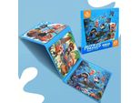 Habarri | Puzzle Magnetici - Veicoli Da Costruzione - Motivo Pirata - Livello 3 - Puzzle Magnetici Da 3 Anni - Gioco Magnetico - Gioco Da Viaggio