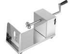 Tagliapatate A Spirale - Manuale - Acciaio Inossidabile 430 + Plastica - Orizzontale - Spessore Di Taglio 2,5-3 Mm - 1,1 Kg - Argento