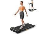 Tapis Roulant/Walking Pad - URTM022 - Velocità 1-6 Km/H - Superficie Di Corsa 102,4×40 Cm - Max. 120 Kg - Inclinazione Regolabile - Pieghevole - Telecomando - Nero