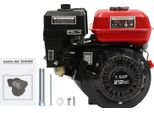 Motore A Benzina 7,5 Cv - 170F - 212 Cm³, 4 Tempi, Raffreddato Ad Aria, 4 Kw, 3600 Giri/Min, Avviamento A Fune - Nero