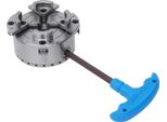 Mandrino Per Tornio Per Legno - 4 Ganasce Autocentranti - Filettatura M33 - Ø96 Mm - Fino A 3000 Giri/Min - Campo Di Serraggio 45–81/32–67 Mm - Acciaio 40Cr - Argento