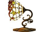 Lampada Da Parete In Stile Tiffany - Lampada Da Parete In Vetro Colorato - Per Interni - 220 V Ca - Non Dimmerabile - Senza Lampadina - Flusso Luminoso 2000-82000 Lm