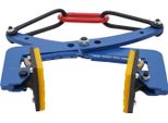Pinza Per Sollevamento Pietre - Pinza Verticale Per Il Trasporto Di Pietre - Apertura 10-30 Cm - Capacità Di Carico 300 Kg - Per Marmo E Granito - Blu