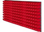 Pannello Portautensili - Pannello Da Parete Per Officina/Garage - 156×78 Cm - Set Da 162 Pezzi - Con Contenitori E Ganci - Rosso