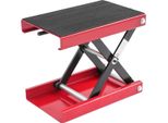 Sollevatore Per Moto - Sollevatore A Forbice/Cric - Regolabile In Altezza Da 9,3 A 35 Cm - Portata 500 Kg - Per Manutenzione/Riparazione - Rosso