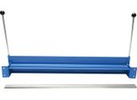 Piegatrice Manuale - Larghezza Di Lavoro 91,4 Cm - Regolabile Da 0 A 90° - Capacità 1,2 Mm Acciaio/1,5 Mm Rame/Alluminio - Montaggio A Vite 9,5 Mm - Blu