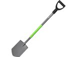 Vanga Da Giardino - Pala/Vanga - Lunghezza 119 Cm - Bordo Affilato - Lama In Metallo - Per Lavori Di Giardinaggio E Terra