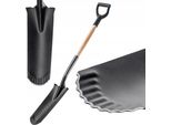 Vanga Da Giardino - Vanga Da Drenaggio - Lama Stretta - Manico Lungo - Punta Affilata - Lunghezza Totale 124 Cm