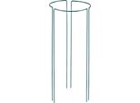 Sostegno Per Piante Da Giardino - Archetto Di Sostegno - Set Da 3 Pezzi - Metallo - Altezza 75 Cm - Rosa