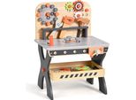 Banco Da Lavoro Giocattolo Per Bambini - Banco Da Lavoro In Legno - Grande - Set Di Attrezzi Per Giochi Di Ruolo - Costruzioni Creative - 7-12 Anni - Multicolore