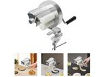Pressa Per Pasta - Estrusore Manuale - Lega Di Alluminio - Impugnatura Ergonomica - Per Conchiglie - Argento