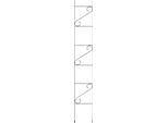 Traliccio Da Giardino - Supporto Metallico Per Piante Rampicanti - Altezza 180 Cm - Per Piante Rampicanti E Rose - A Forma Di Scala - Nero